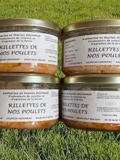 Rillettes de nos poulets